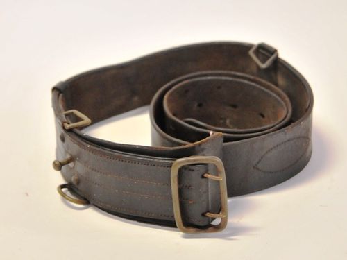 SamBrowne Belt | Period: WW2- 1939-45 | Make: Australian Army | Material: Leather