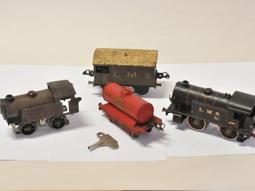 Train Set | Period: c1930 | Make: Meccano Ltd- Hornby Series | Material: Tin Plate and Steel