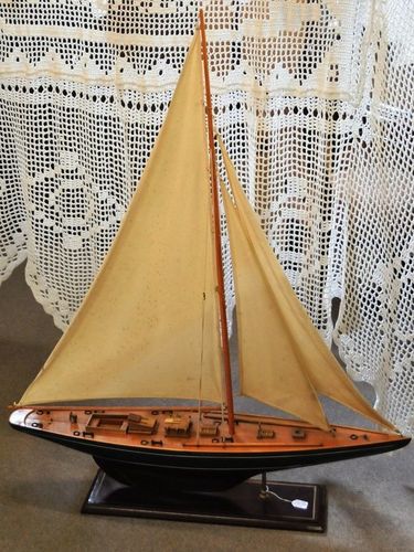 Model Yacht | Period: c1950s | Material: Timber & canvas