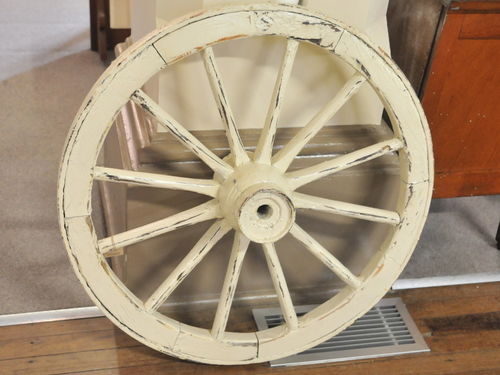 Waggon Wheel | Period: Vintage | Material: Timber with Steel Rim