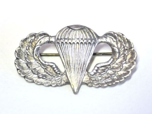 Paratrooper Badge | Period: WW2- 1942-45 | Material: Solid Silver