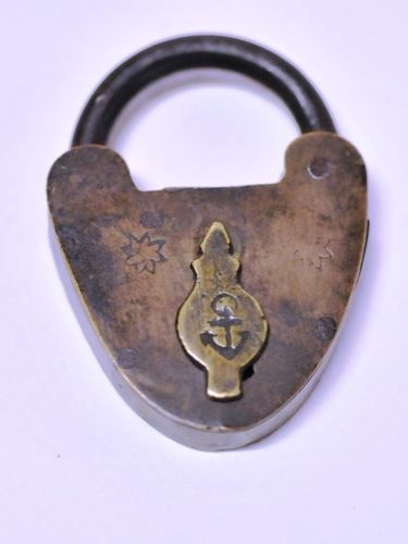 Brass Padlock | Period: Victorian c1900 | Material: Brass