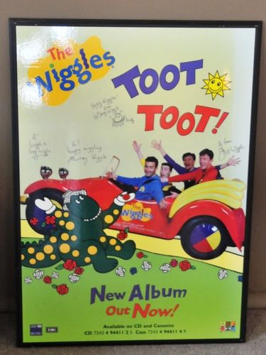 Wiggles Poster | Period: c1990 | Material: Poster on board