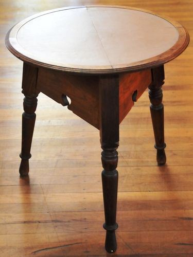 Cricket Table | Period: c1920s | Material: Oak with linoleum top insert