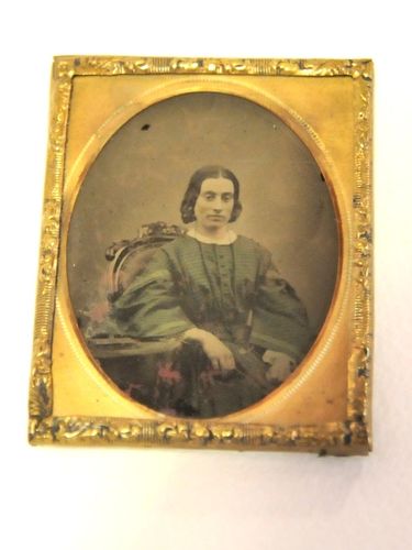 Ambrotype Photograph | Period: c1870s | Material: Brass framed.
