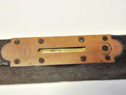 Spirit Level | Period: c1890 | Make: Stanley | Material: Timber and brass