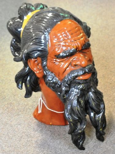 Aboriginal Bust | Period: c1980s | Material: Porcelain